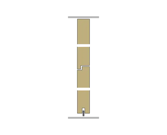 79 Glaspendeltüre