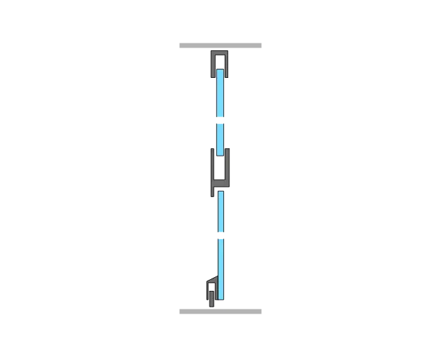 1 Grafik Einschlage Türe mit Aluminium Zarge Raumhoch