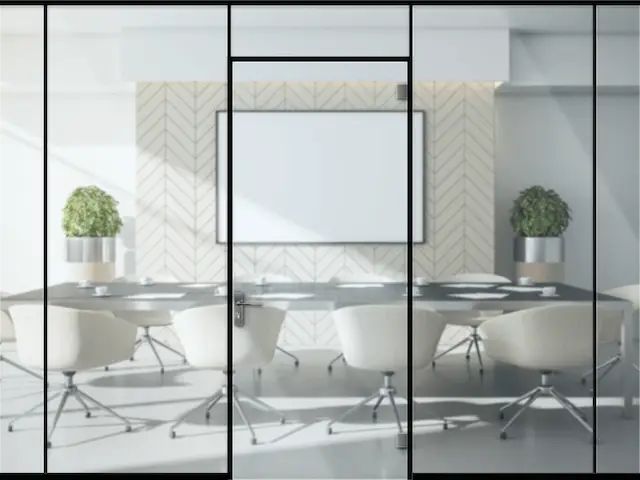 Grafik Einschlag Aluminiumzarge Raumhoch