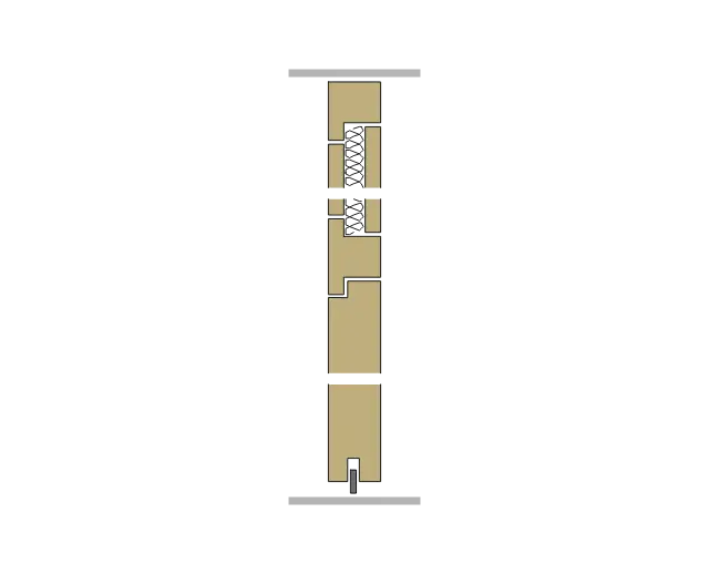 54 Glaspendeltüre