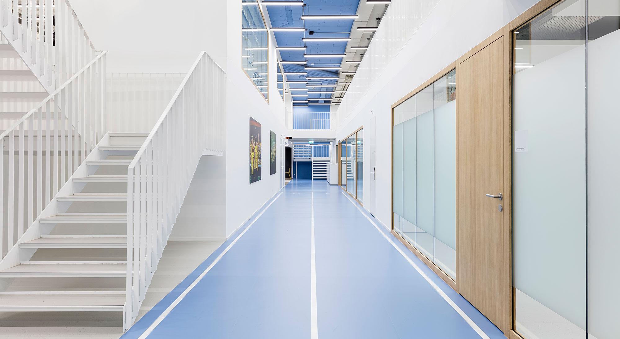 Schwab 58 Holztrennwand im Medical Center Wankdorf