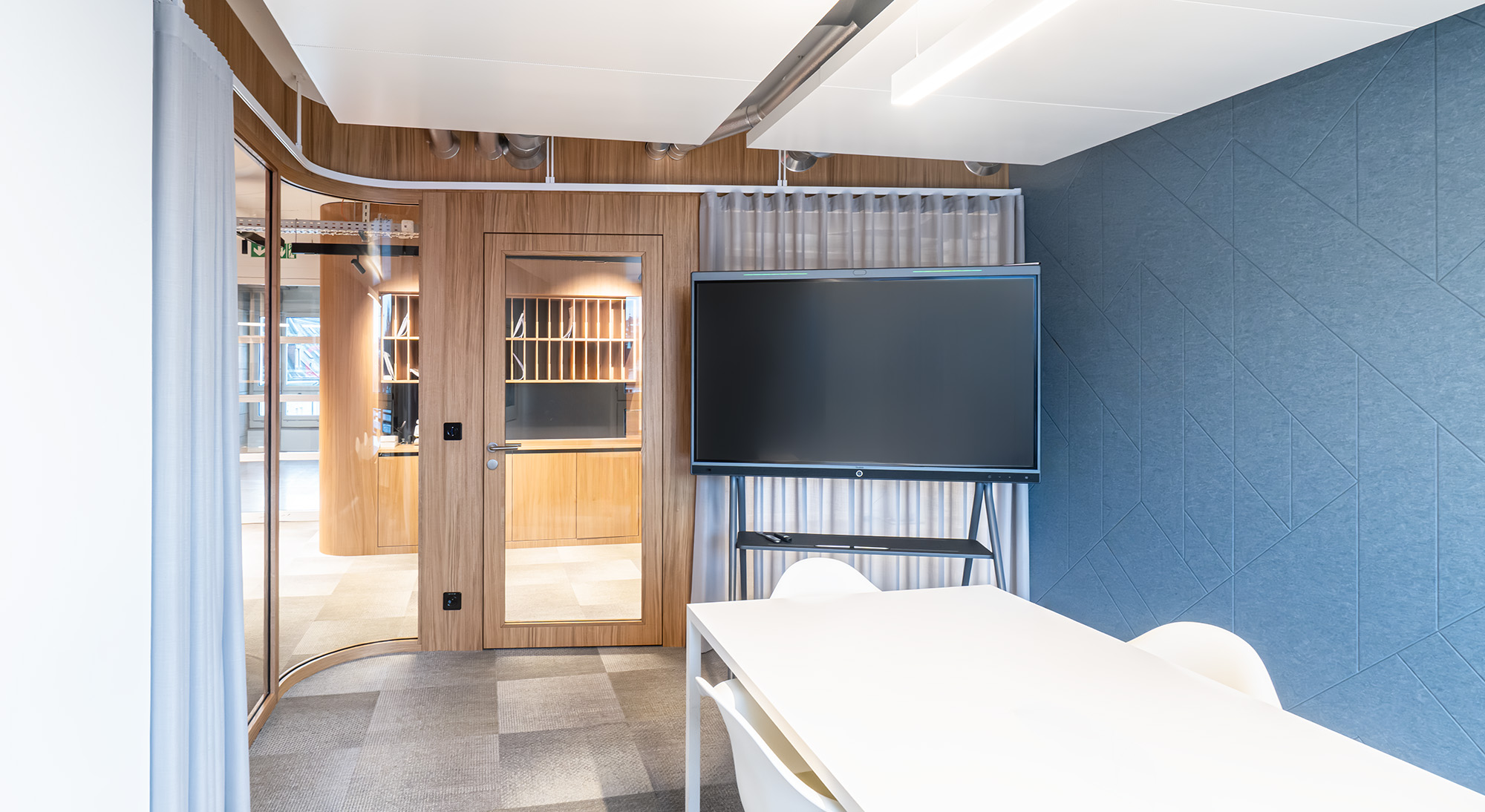 Schwab 58 Holztrennwand in HIAG, Zürich