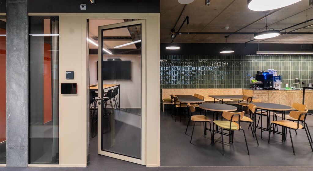 Cloison métallique Schwab 52, société SBB à Wankdorf