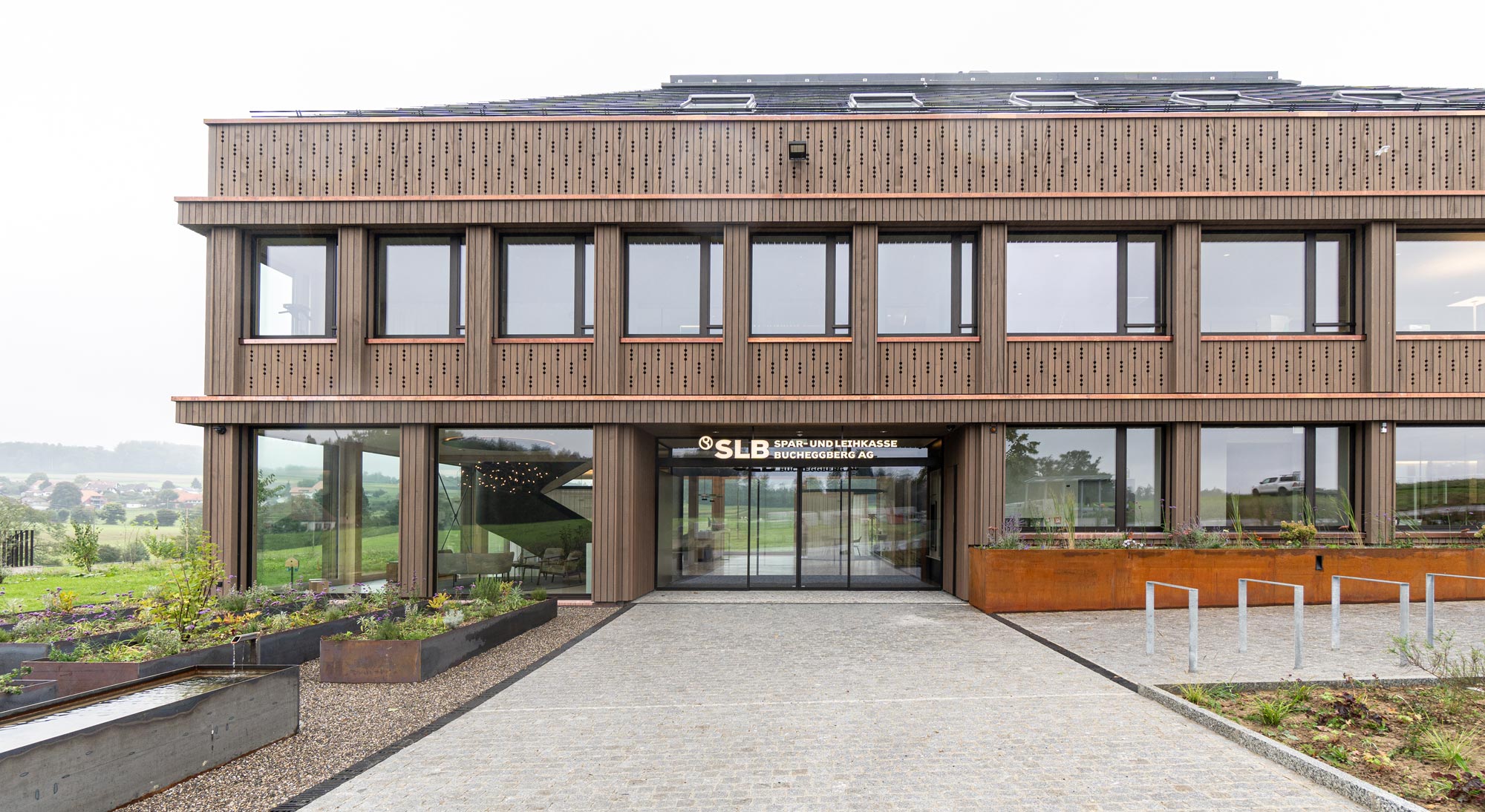 Cloison en bois Schwab 71 Spar und Leihkasse Buchegger