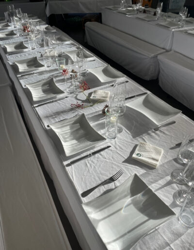 Une table dressée